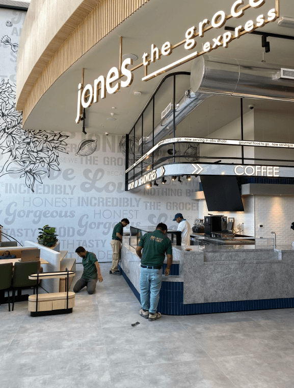 Internal Modification of Jones the Grocer L.L.C @ Zayed City