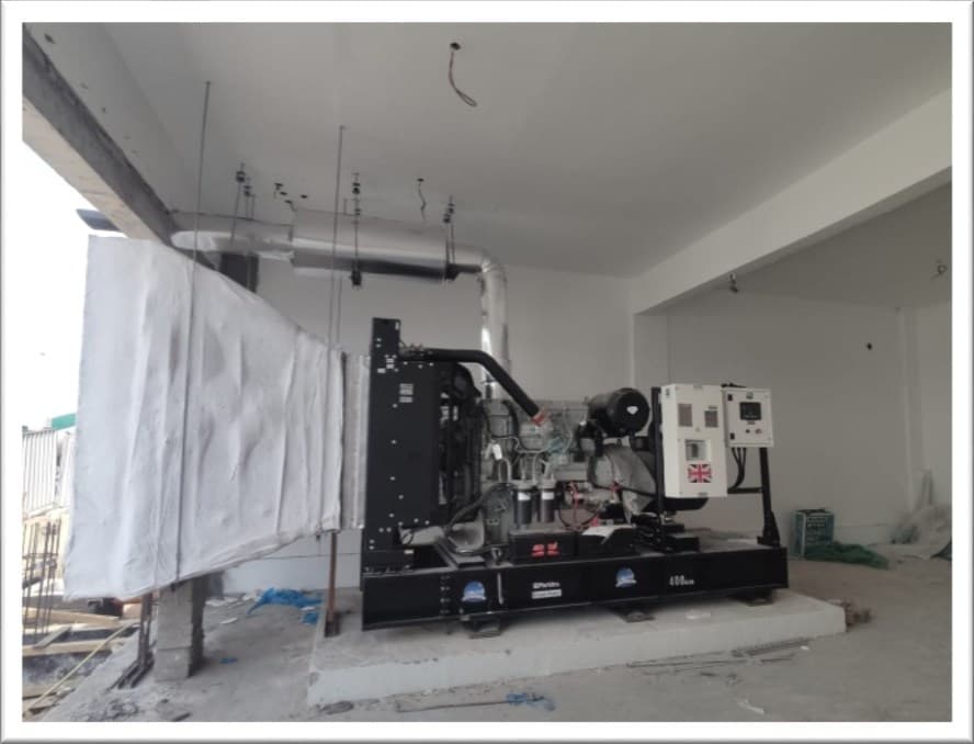 Supplied & Installed 1 x 400 KVA Standby Diesel Power Generator@ Al Muqarram Auto Parts, Sajja Sharjah-UAE