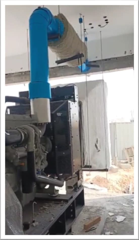 Supplied & Installed 1 x 400 KVA Standby Diesel Power Generator@ Al Muqarram Auto Parts, Sajja Sharjah-UAE