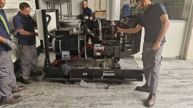 Supplied 1 x 88 KVA Standby Diesel Power Generator @ UAQ Trade Free Zone, Umm Al Quwain-UAE