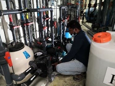 Replacement of Filtration Pumps – DAMAC Residenze - Dubai