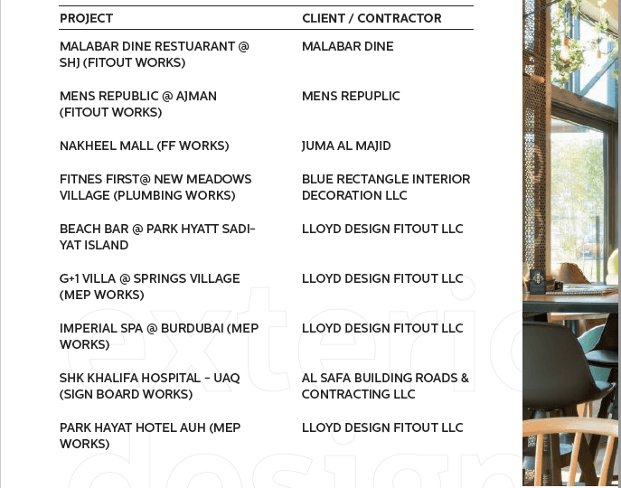Interior Fit Out